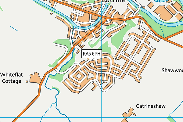 KA5 6PH map - OS VectorMap District (Ordnance Survey)