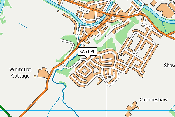 KA5 6PL map - OS VectorMap District (Ordnance Survey)