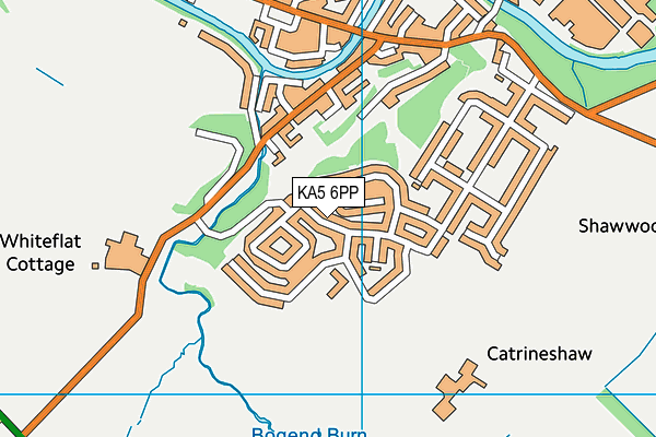 KA5 6PP map - OS VectorMap District (Ordnance Survey)