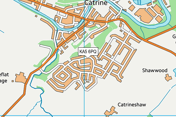 KA5 6PQ map - OS VectorMap District (Ordnance Survey)