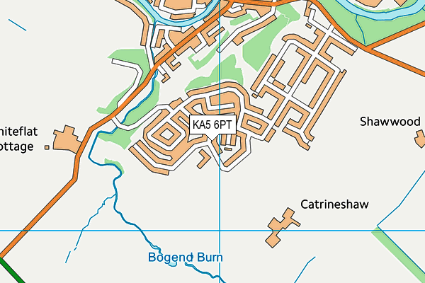 KA5 6PT map - OS VectorMap District (Ordnance Survey)