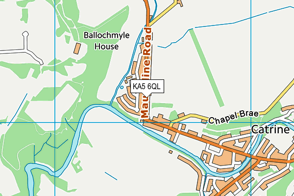 KA5 6QL map - OS VectorMap District (Ordnance Survey)