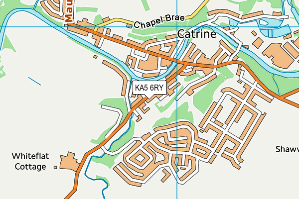 KA5 6RY map - OS VectorMap District (Ordnance Survey)
