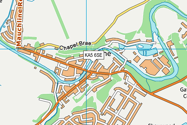 KA5 6SE map - OS VectorMap District (Ordnance Survey)