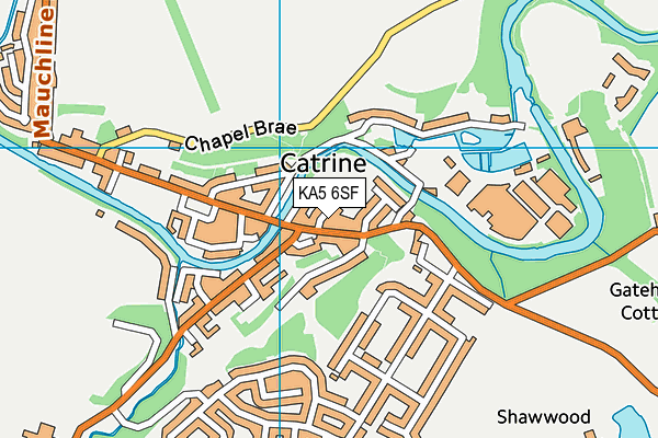KA5 6SF map - OS VectorMap District (Ordnance Survey)