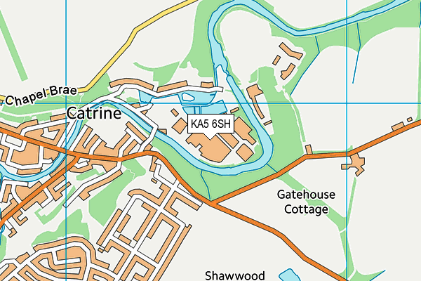 KA5 6SH map - OS VectorMap District (Ordnance Survey)