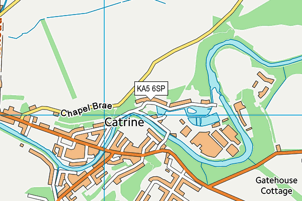KA5 6SP map - OS VectorMap District (Ordnance Survey)