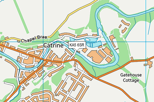 KA5 6SR map - OS VectorMap District (Ordnance Survey)