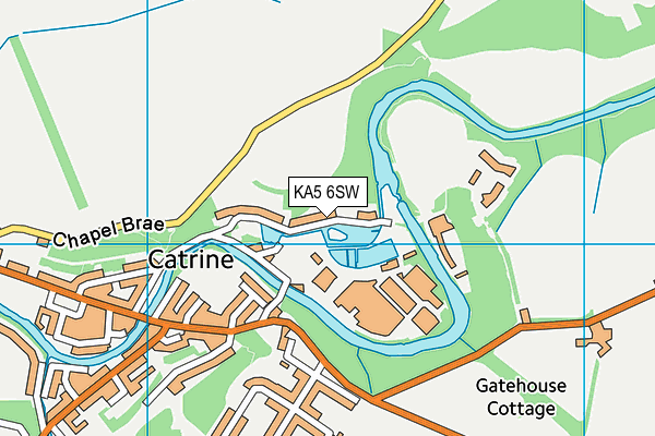 KA5 6SW map - OS VectorMap District (Ordnance Survey)