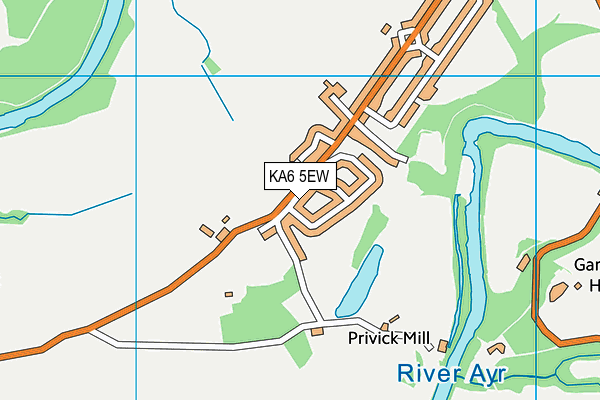 KA6 5EW map - OS VectorMap District (Ordnance Survey)