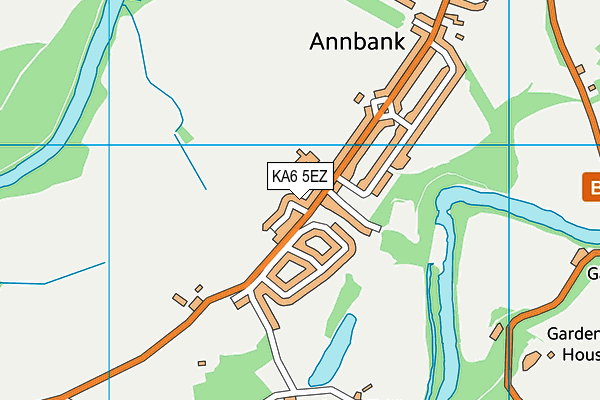 KA6 5EZ map - OS VectorMap District (Ordnance Survey)