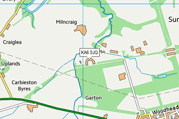 KA6 5JQ map - OS VectorMap District (Ordnance Survey)