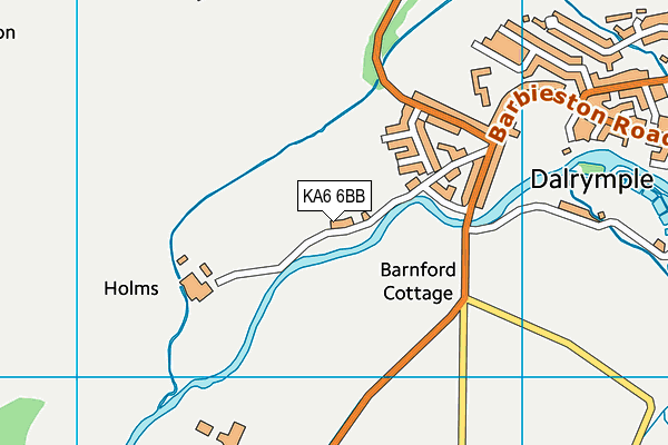 KA6 6BB map - OS VectorMap District (Ordnance Survey)