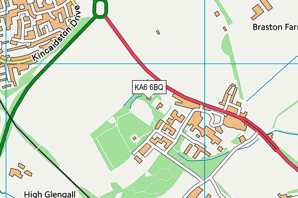 KA6 6BQ map - OS VectorMap District (Ordnance Survey)