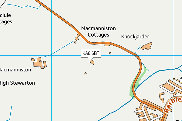 KA6 6BT map - OS VectorMap District (Ordnance Survey)