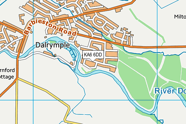 KA6 6DD map - OS VectorMap District (Ordnance Survey)