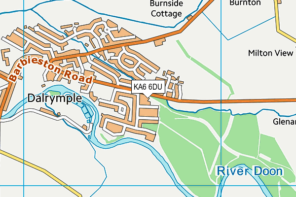 KA6 6DU map - OS VectorMap District (Ordnance Survey)