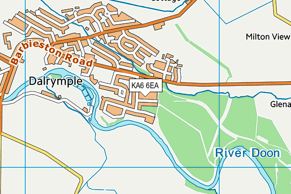 KA6 6EA map - OS VectorMap District (Ordnance Survey)