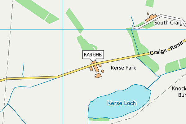KA6 6HB map - OS VectorMap District (Ordnance Survey)