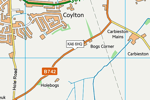 KA6 6HQ map - OS VectorMap District (Ordnance Survey)