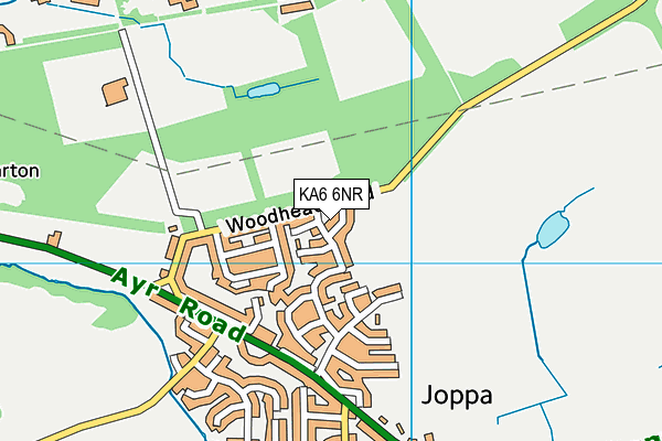 KA6 6NR map - OS VectorMap District (Ordnance Survey)