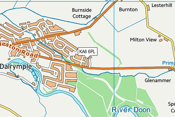 KA6 6PL map - OS VectorMap District (Ordnance Survey)