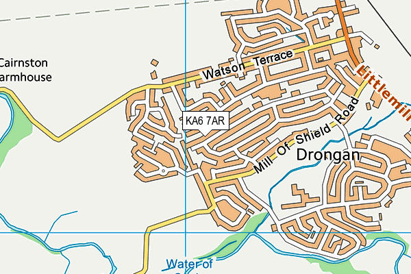 KA6 7AR map - OS VectorMap District (Ordnance Survey)