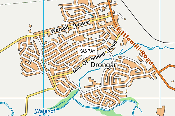 KA6 7AY map - OS VectorMap District (Ordnance Survey)