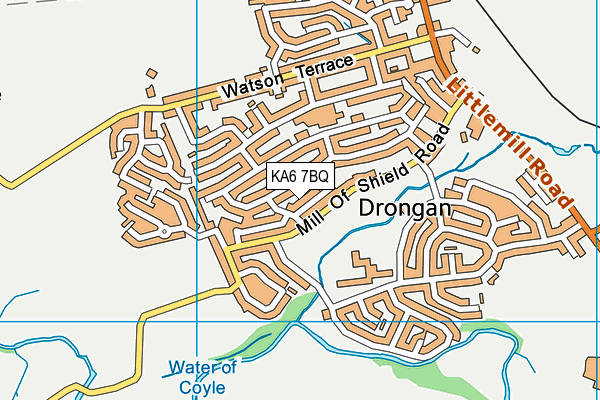 KA6 7BQ map - OS VectorMap District (Ordnance Survey)