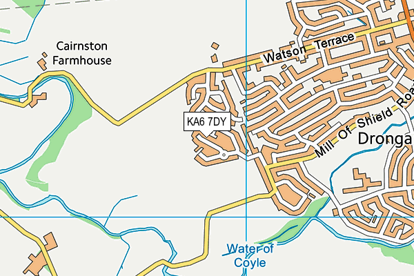 KA6 7DY map - OS VectorMap District (Ordnance Survey)