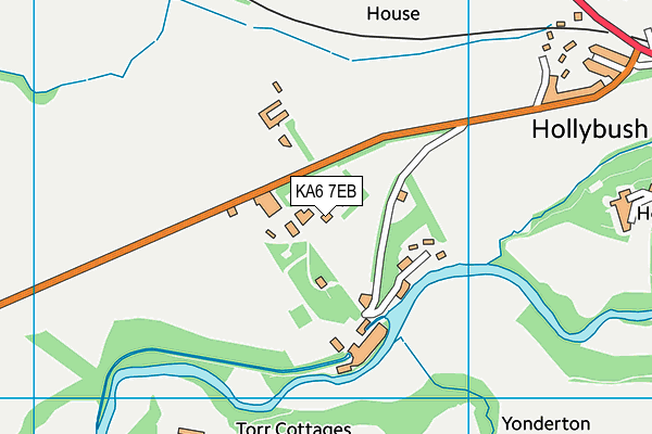 KA6 7EB map - OS VectorMap District (Ordnance Survey)