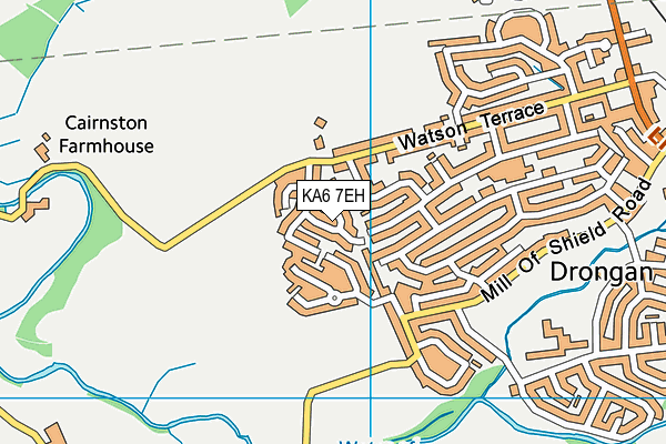 KA6 7EH map - OS VectorMap District (Ordnance Survey)