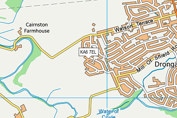 KA6 7EL map - OS VectorMap District (Ordnance Survey)