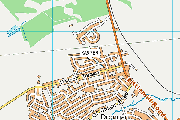 KA6 7ER map - OS VectorMap District (Ordnance Survey)