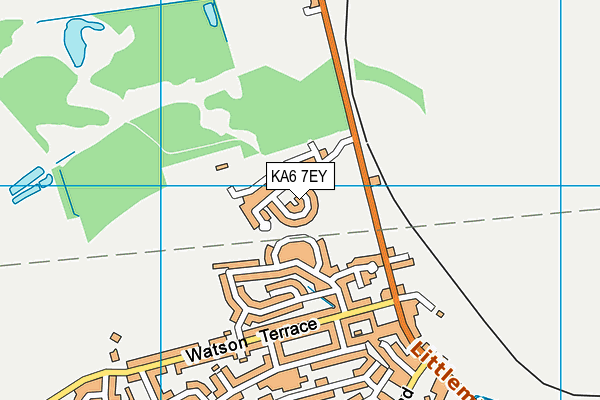 KA6 7EY map - OS VectorMap District (Ordnance Survey)