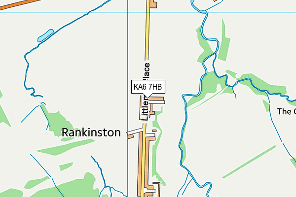 KA6 7HB map - OS VectorMap District (Ordnance Survey)