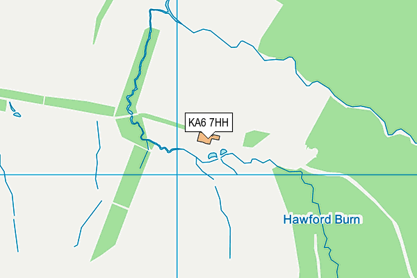 KA6 7HH map - OS VectorMap District (Ordnance Survey)