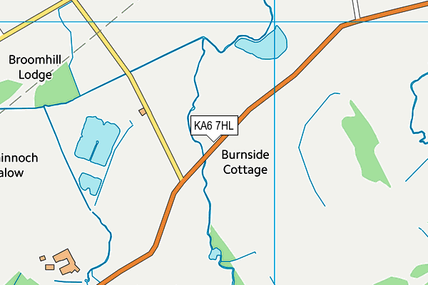 KA6 7HL map - OS VectorMap District (Ordnance Survey)