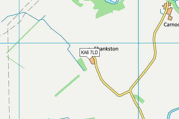 KA6 7LD map - OS VectorMap District (Ordnance Survey)