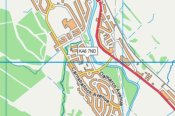 KA6 7ND map - OS VectorMap District (Ordnance Survey)