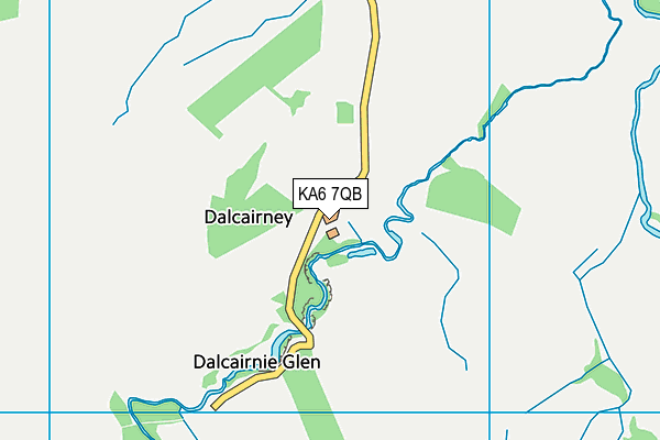 KA6 7QB map - OS VectorMap District (Ordnance Survey)