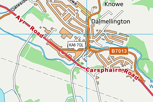 Map of DALMELLINGTON STORE LTD at district scale