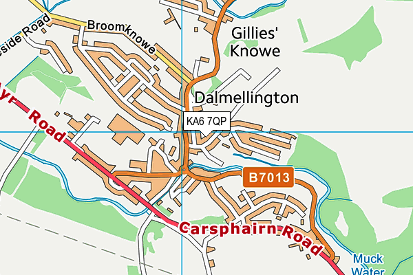 KA6 7QP map - OS VectorMap District (Ordnance Survey)