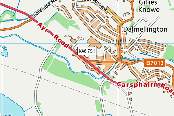 KA6 7SH map - OS VectorMap District (Ordnance Survey)