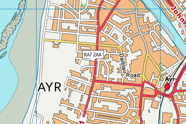 Map of AYRSPACE LIMITED at district scale