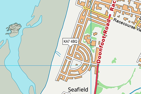 KA7 4BQ map - OS VectorMap District (Ordnance Survey)