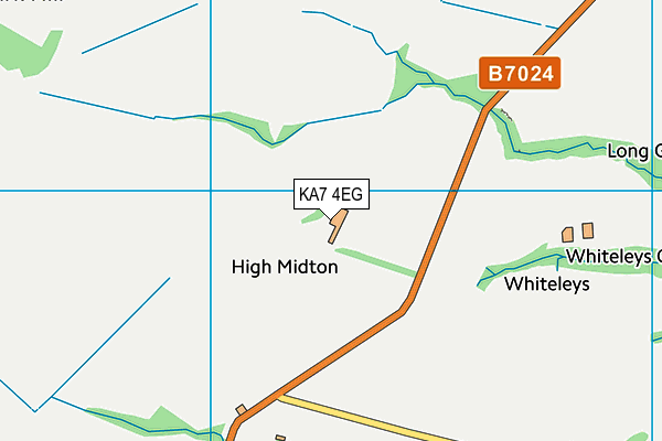 KA7 4EG map - OS VectorMap District (Ordnance Survey)