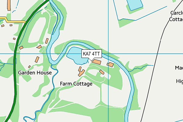 KA7 4TT map - OS VectorMap District (Ordnance Survey)