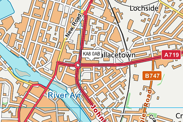 KA8 0AB map - OS VectorMap District (Ordnance Survey)