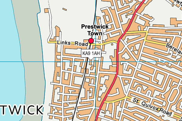 KA9 1AH map - OS VectorMap District (Ordnance Survey)